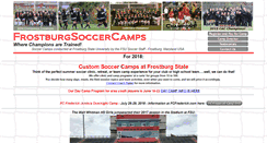 Desktop Screenshot of frostburgsoccercamp.com